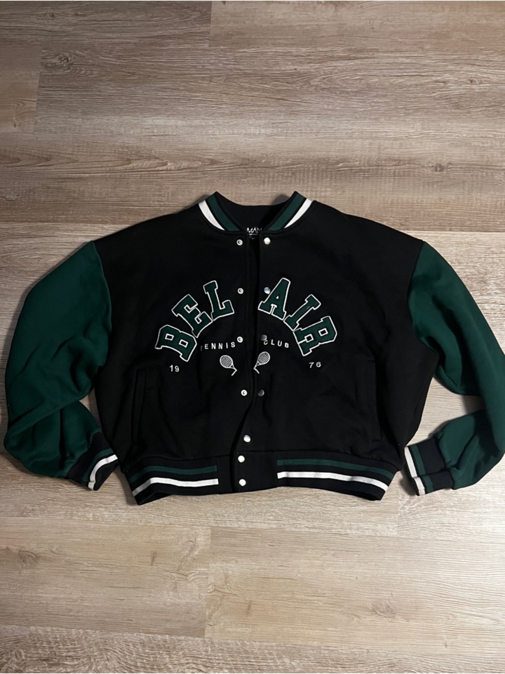 Cropped Varsity Jacket